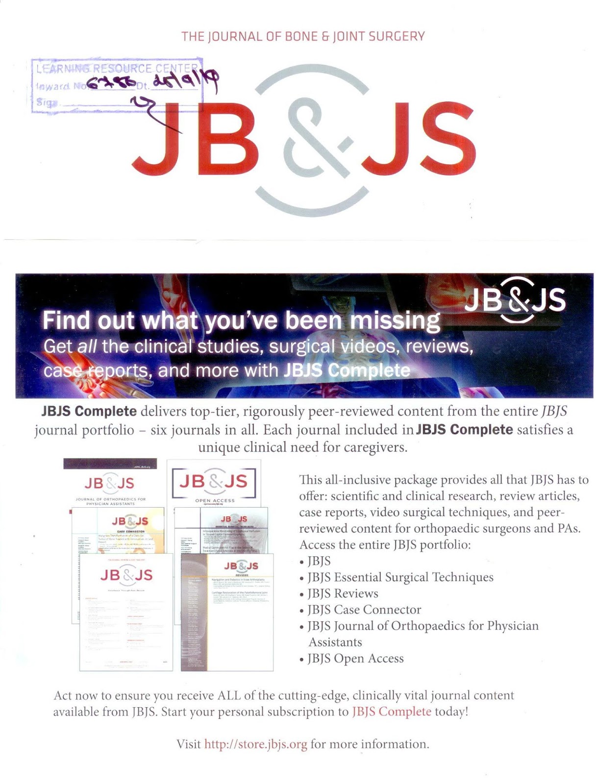 https://jbjs.org/archive.php?j=jbjs&y=2019&v=101&i=13