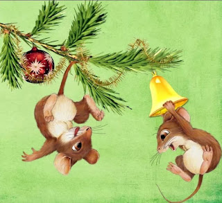 Happy new year mice and rats 2024. Free, beautiful live Christmas cards in the year of mouse
