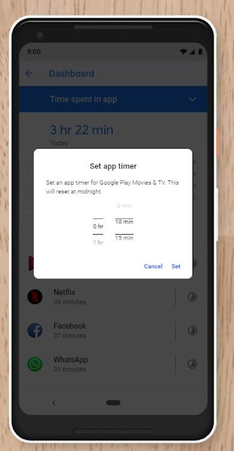 Android pie - nooor tec - android 9 - التحكم فى الوقت الذي تقضيه على الهاتف