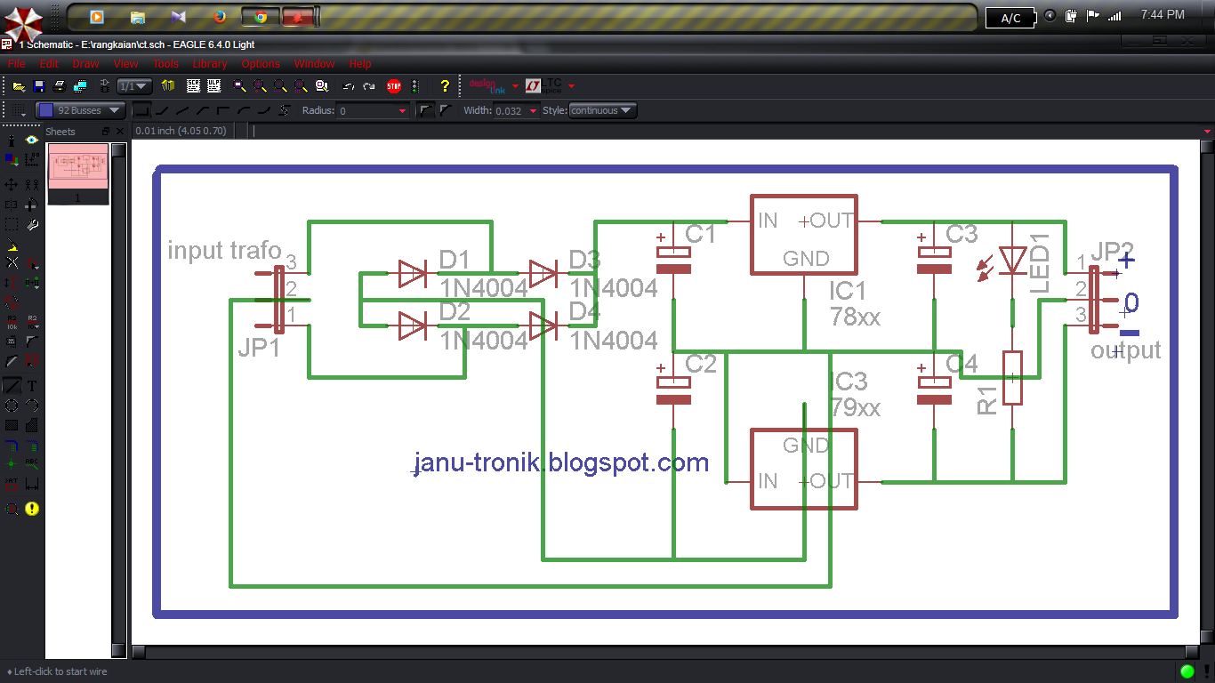 ELEKTRONIKA INDUSTRI Rangkaian power supply CT