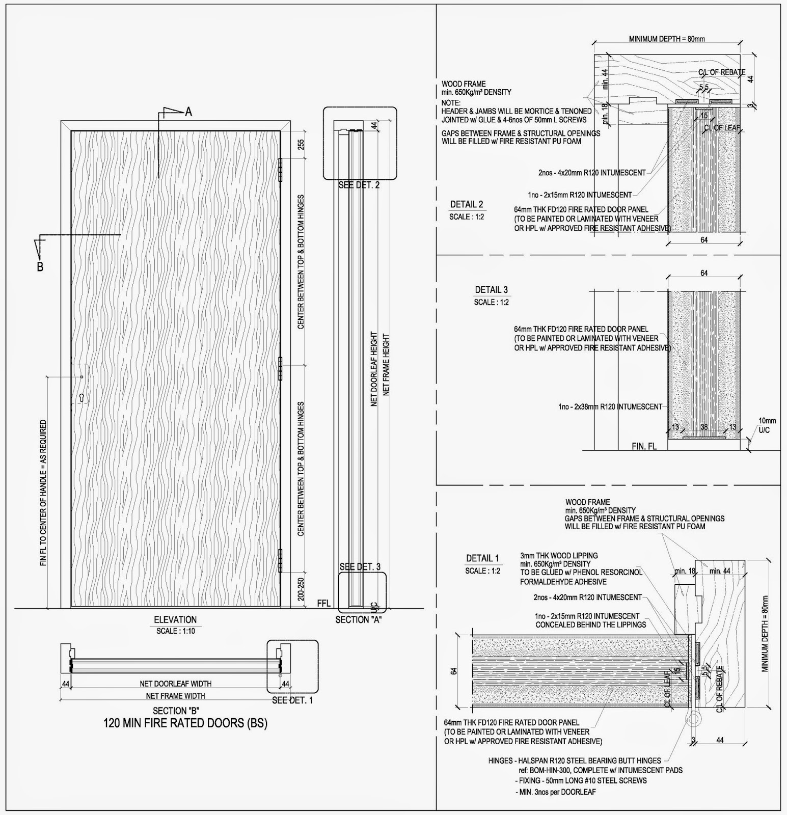 TECHNICAL INFORMATIONS FOR ARCHITECTURAL AND INDUSTRIAL RELATED WORKS