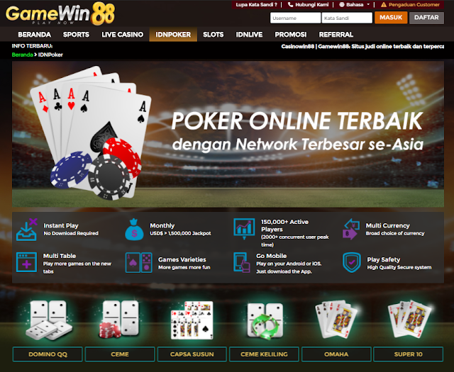 Mendaftar dan Untung di Situs Poker Casino Online