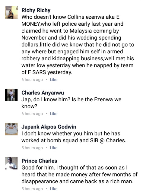 Photos: Former policeman-turned armed robber, EMoney and his gang members gunned down by SARS in Imo State over two months after his wedding