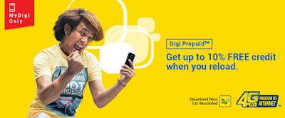 MyDigi App Reload Free Digi Credit