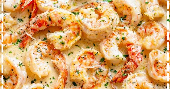This 10-Minute Creamy Garlic Shrimp Is a Dinner Winner - FANTASTIC FOOD ...