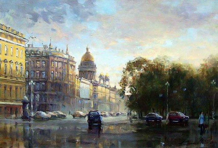 Городской пейзаж. Азат Галимов