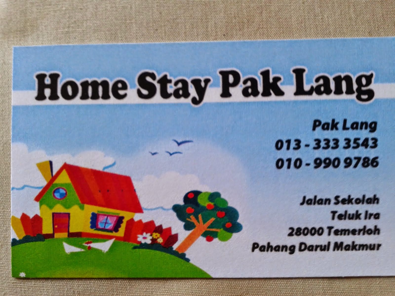 Iklan Bajet : Homestay Bajet : Pahang