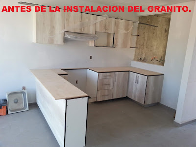 El Blog del Marmolero: Cocina en Granito Blanco Cristal