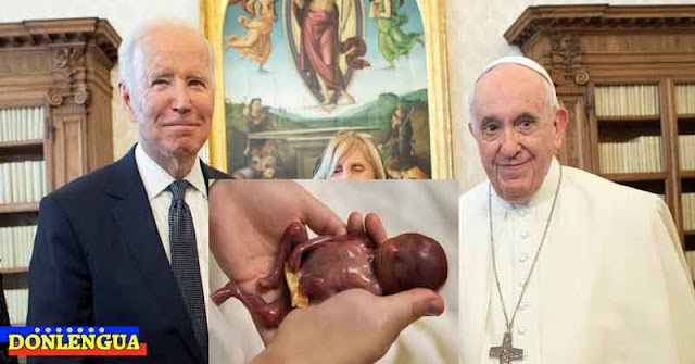 LACRA | El Papa Comunista dijo a Biden que puede tomar la comunión aunque sea partidario del Aborto