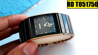 đồng hồ rado mặt vuông dây đá ceramic