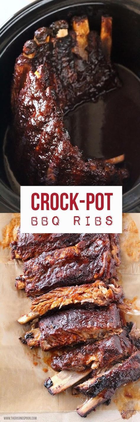Easy Crock-Pot BBQ Ribs Made in the Slow Cooker - Food Addict