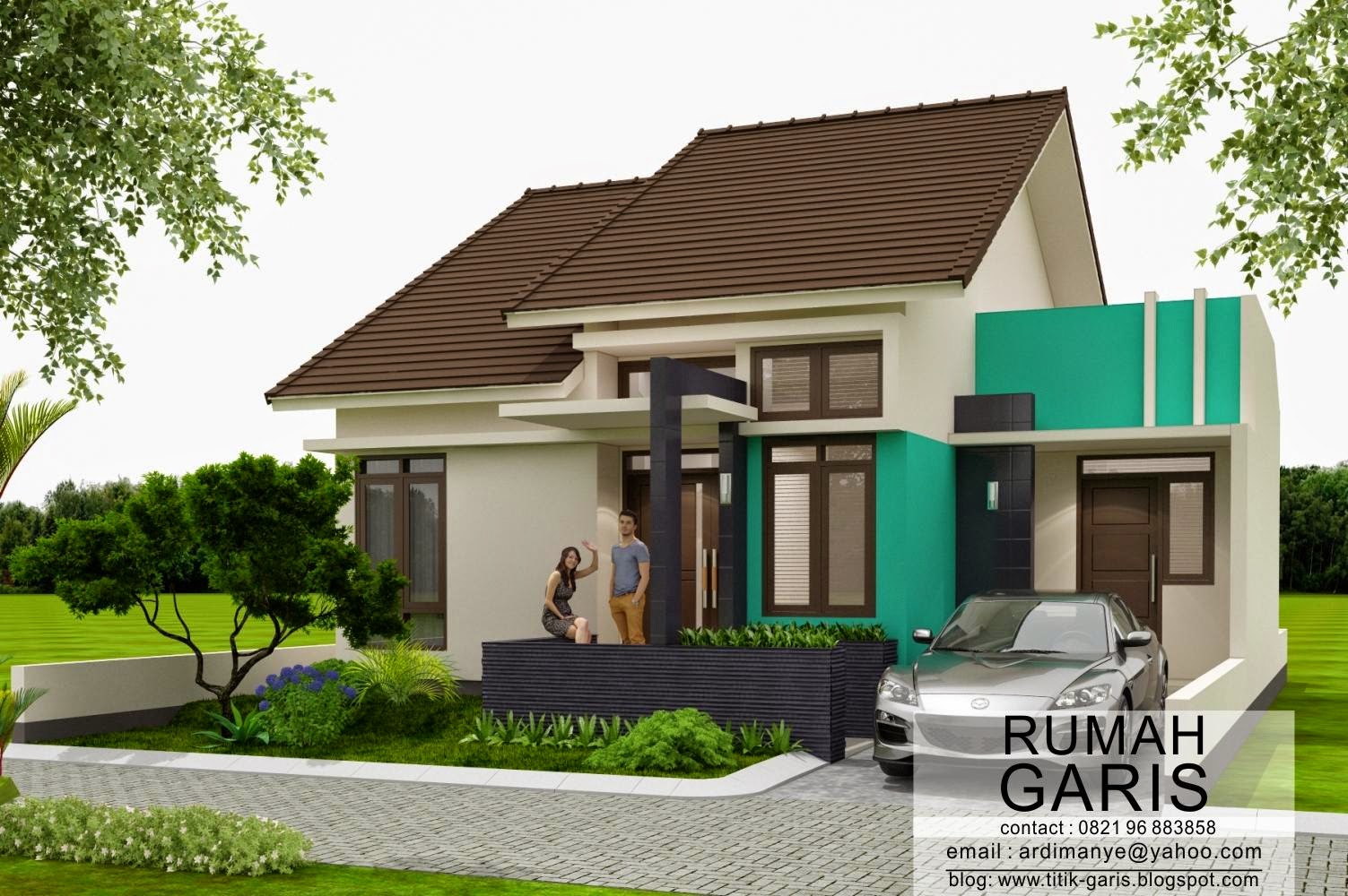 Desain Rumah Tipe 90 Di Lahan 10x15 Meter Rumah Garis