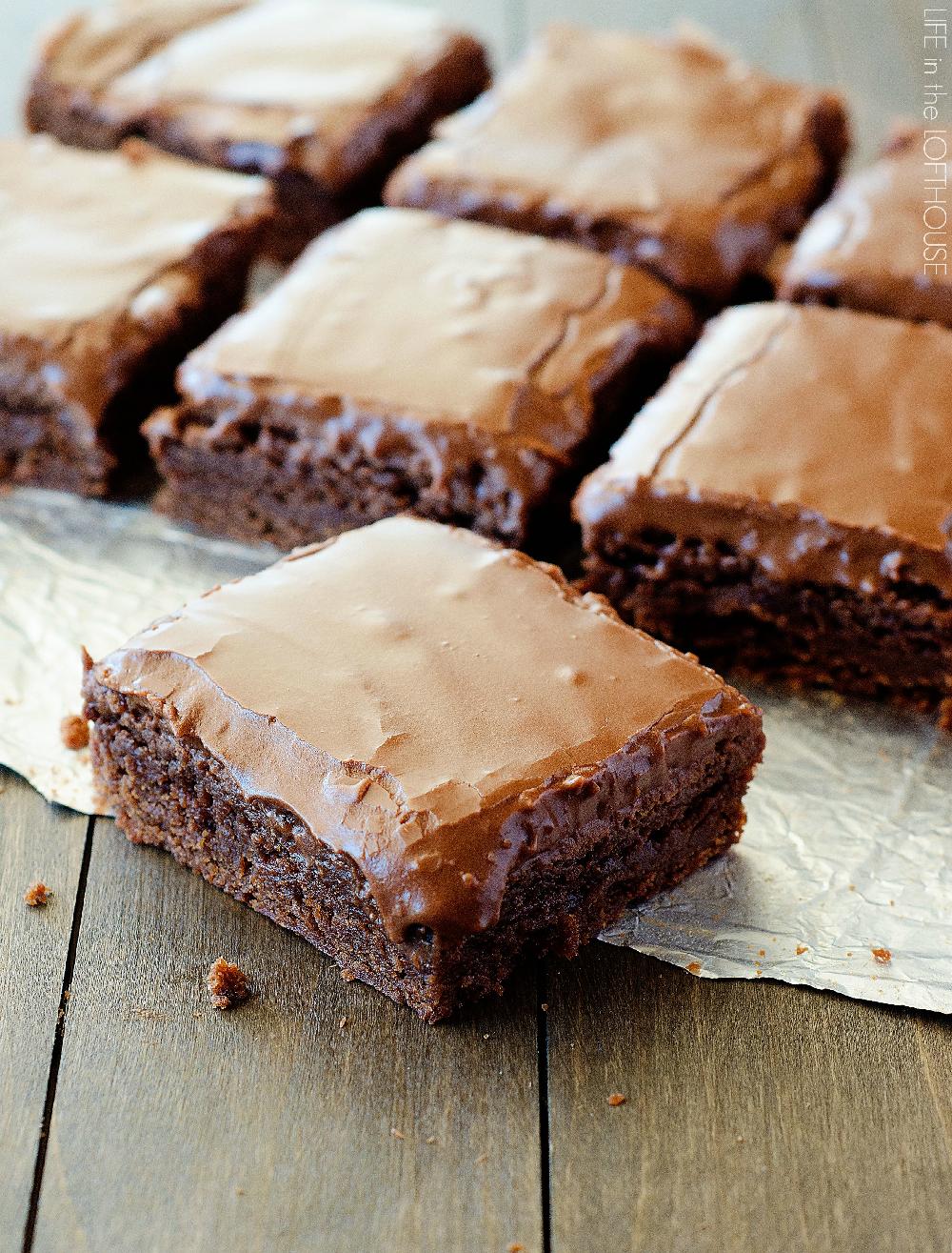 Lunch Lady Brownies #brownies #dessert #cake #recipe #vegan