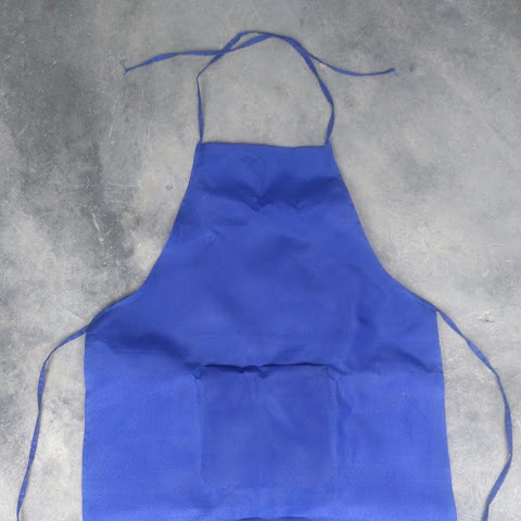 Tạp dề xanh công nhân giá rẻ