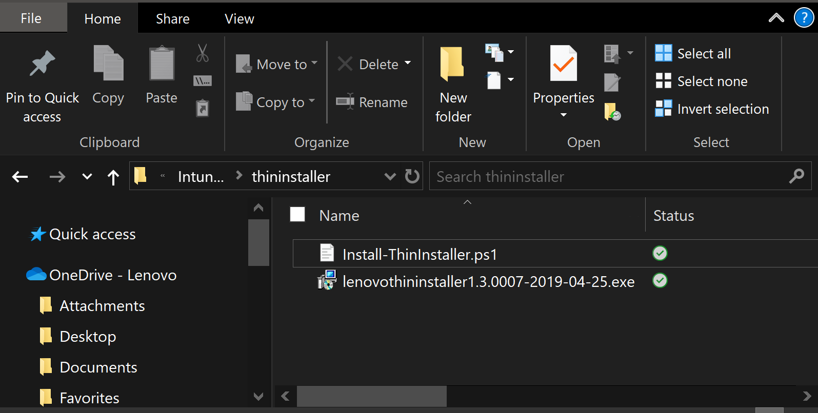Deploying ThinInstaller With A Custom Repository Path Using Intune