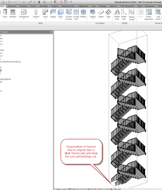 revit in plain english MultiStorey Stair Not Displaying Cut by