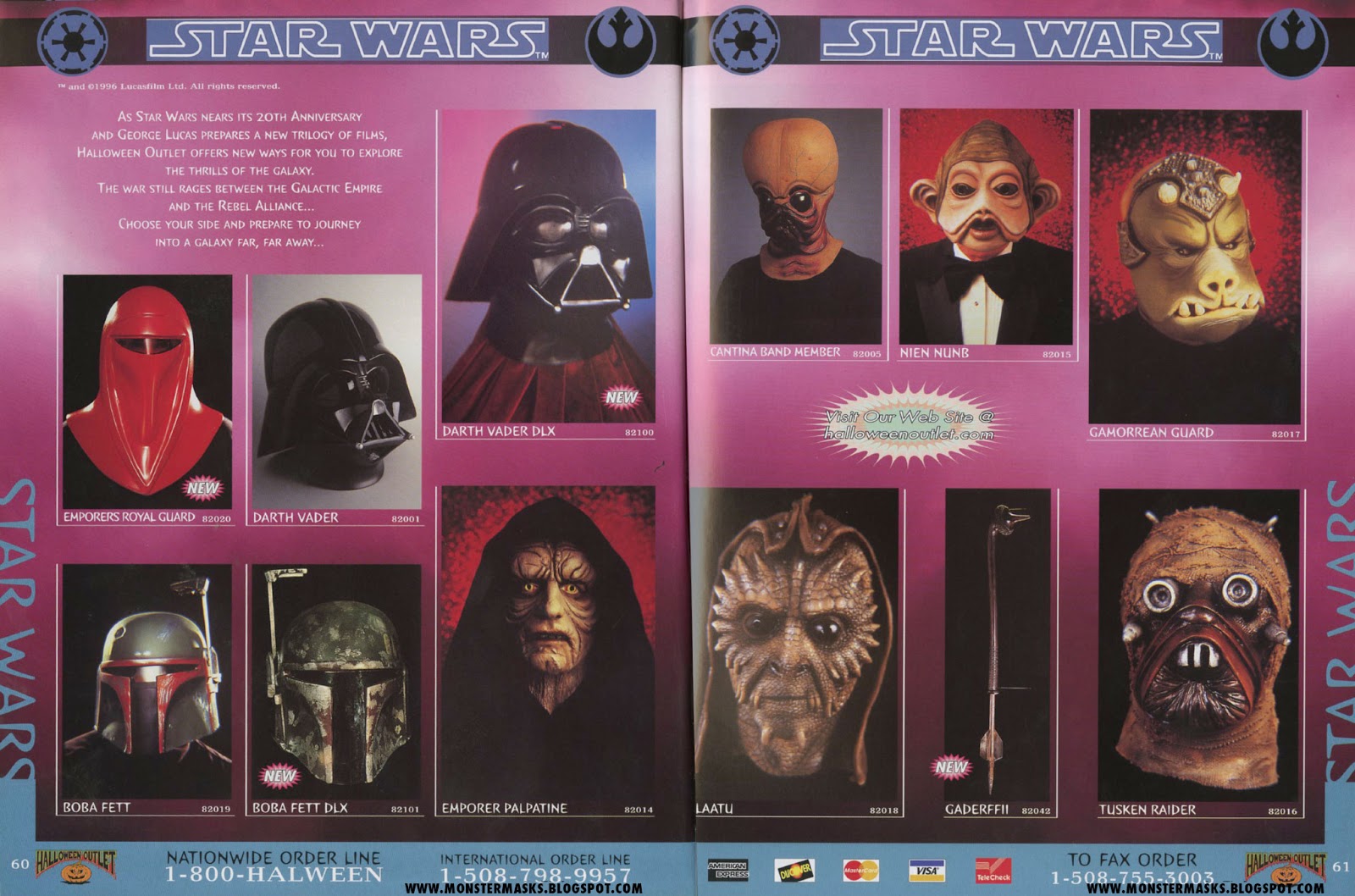 1996 Halloween Outlet Catalog Part 5 Blood Curdling Blog of Monster