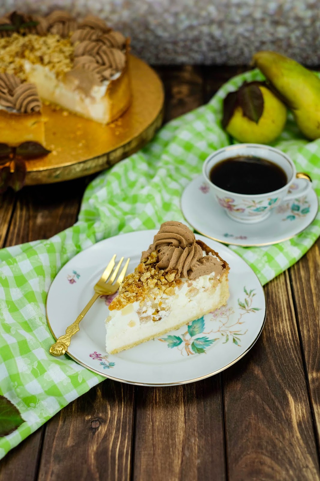 Birnen-Quark Torte mit Nougat Sahne | Marion&amp;#39;s Kaffeeklatsch