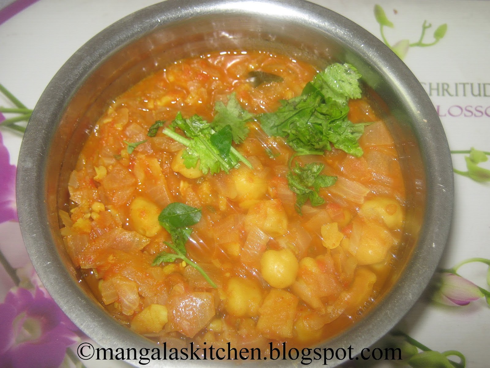 Aloo Channa Gravy for Roti Potato Chickpeas Combo Curry Tiffin