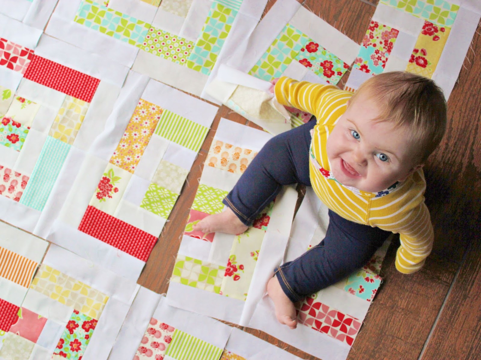 Canoe Ridge Creations: A Bonnie & Camille Color Pop Baby Quilt | # ...