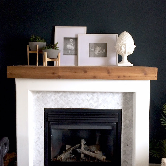 Fireplace Makeover Before and After Harlow & Thistle