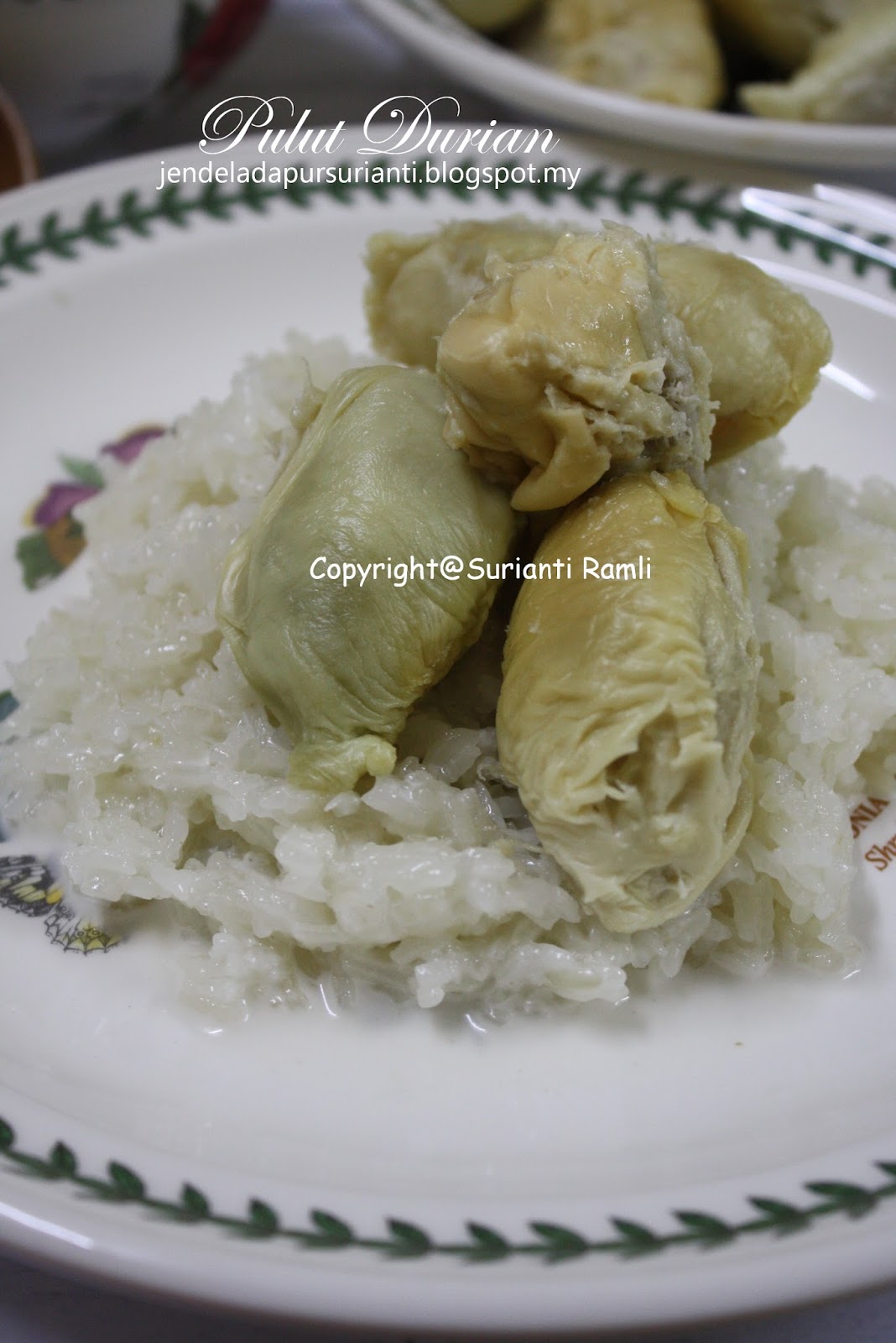 Jom masak Pulut Durian sedap