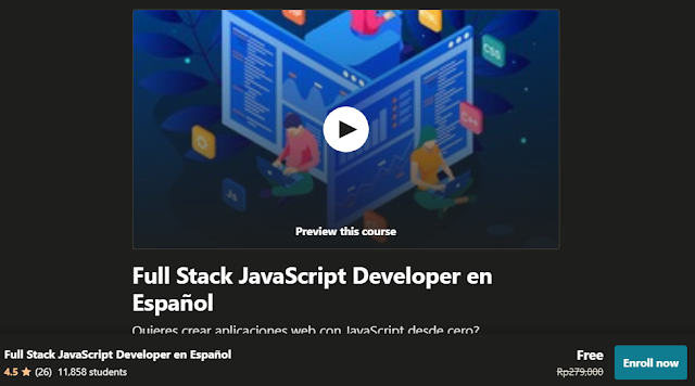 Free Full Stack JavaScript Developer en Español