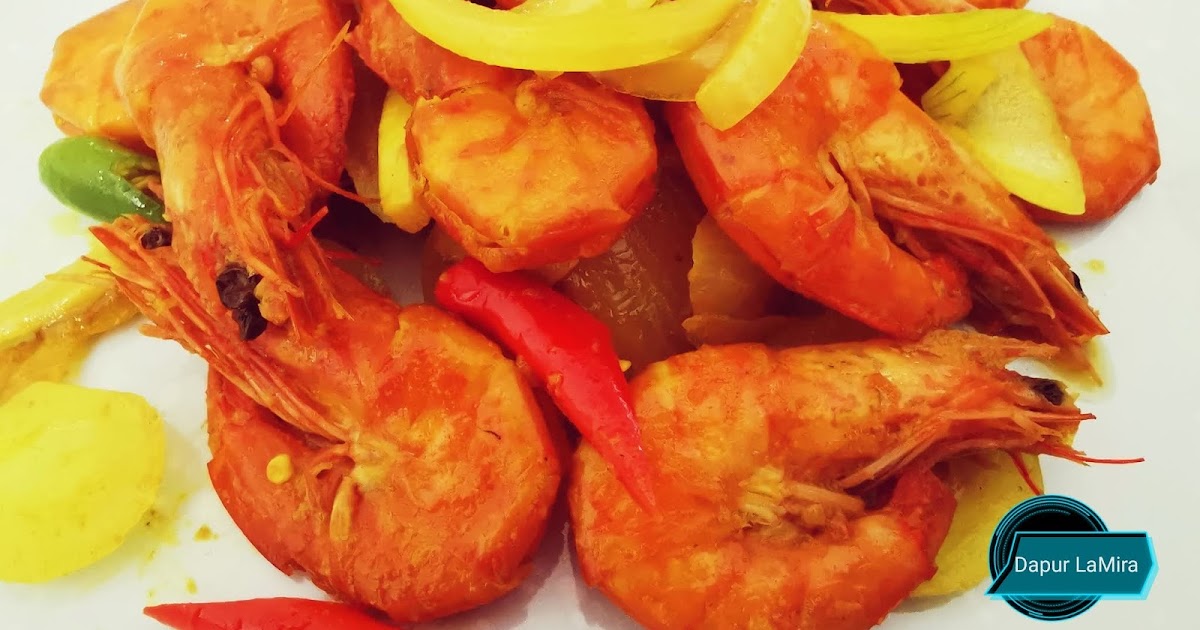 Cara masak udang goreng kunyit Nothing to Somethings