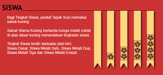 Tapak Suci gerakan dan sistem tingkatan