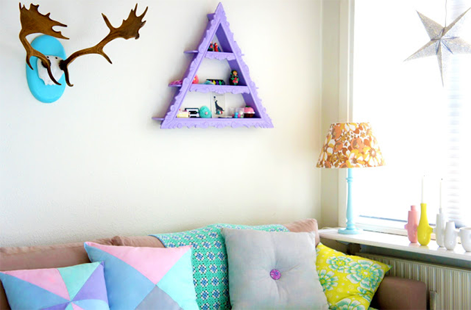 Decoração de pequenos espaços: candy colors