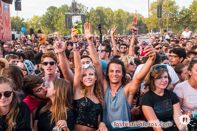 Público del Main Stage. Sziget Festival.