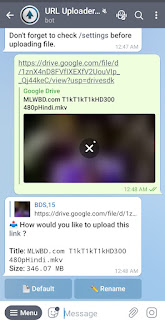 Google Drive downloader bot Telegram