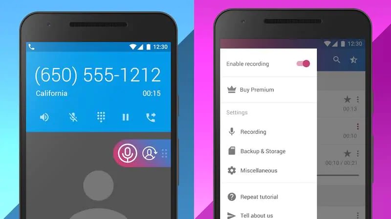 تحميل تطبيق تسجيل مكالمات واتس اب فايبر وسكايب على أندرويد - Cube ACR