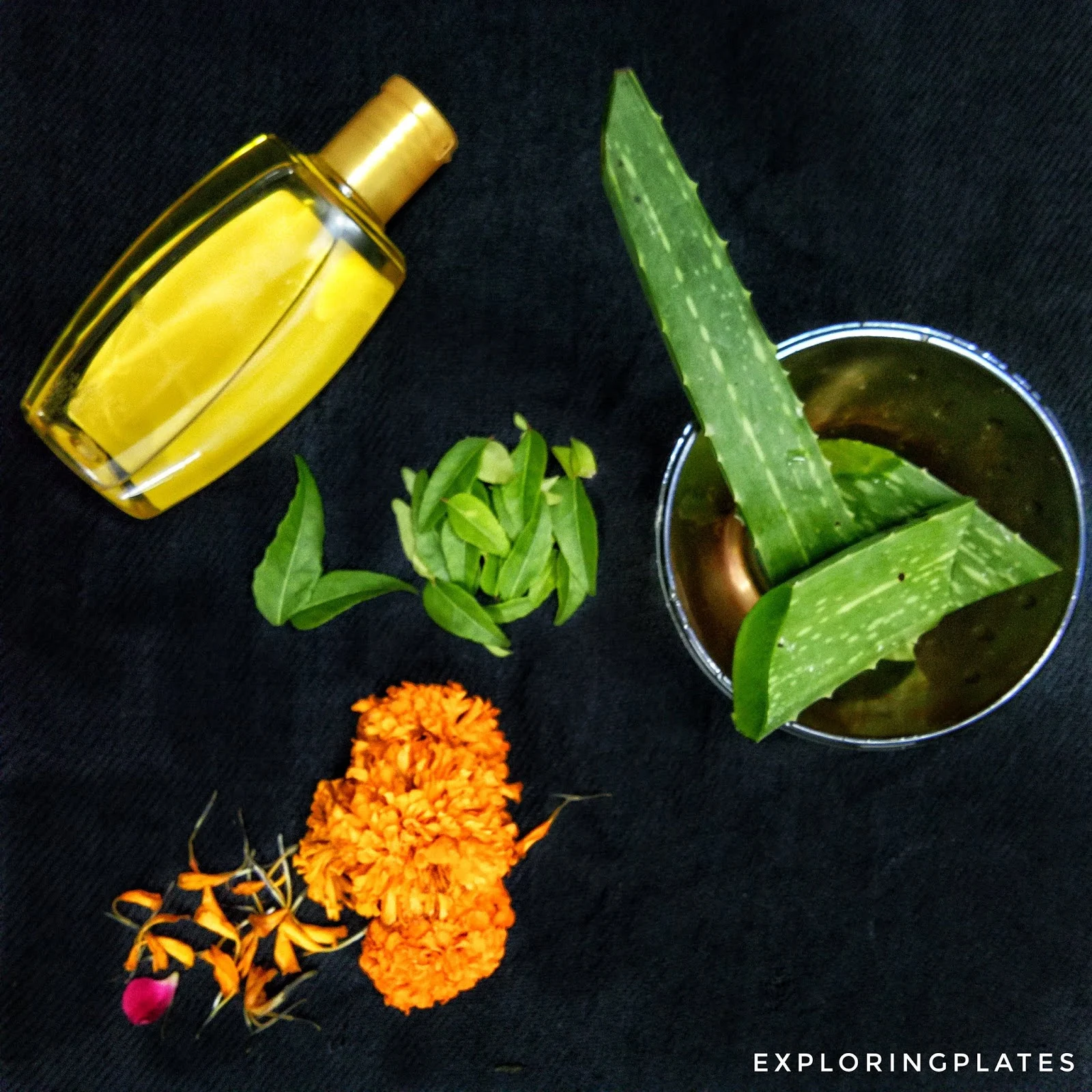 Artistic Homemade Hair Oil Abstract Collection