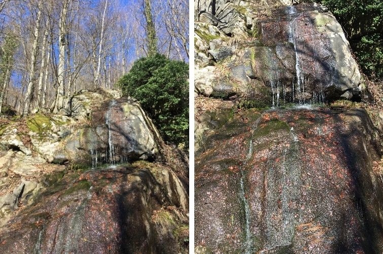 Wasserfall Odenwald Fallende Wasser am Rodenstein