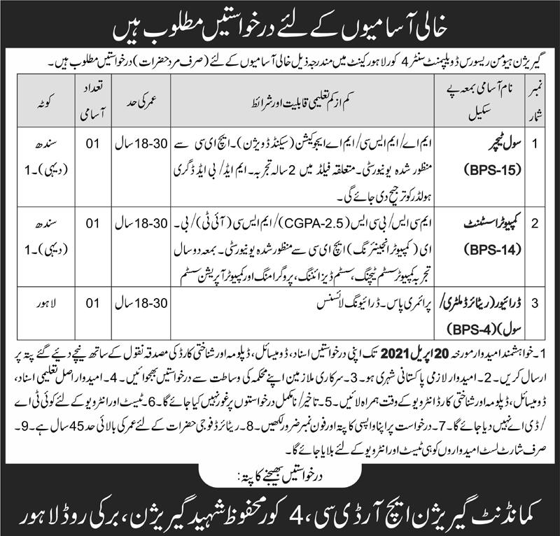 Latest Jobs in Lahore Published today in Nawaiqat Newspaper for the following latest Jobs in Lahore. Read given below jobs in lahore advertisement and apply online offline details mentioned in advertisement.