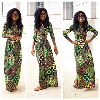 ankara styles for slim tall ladies