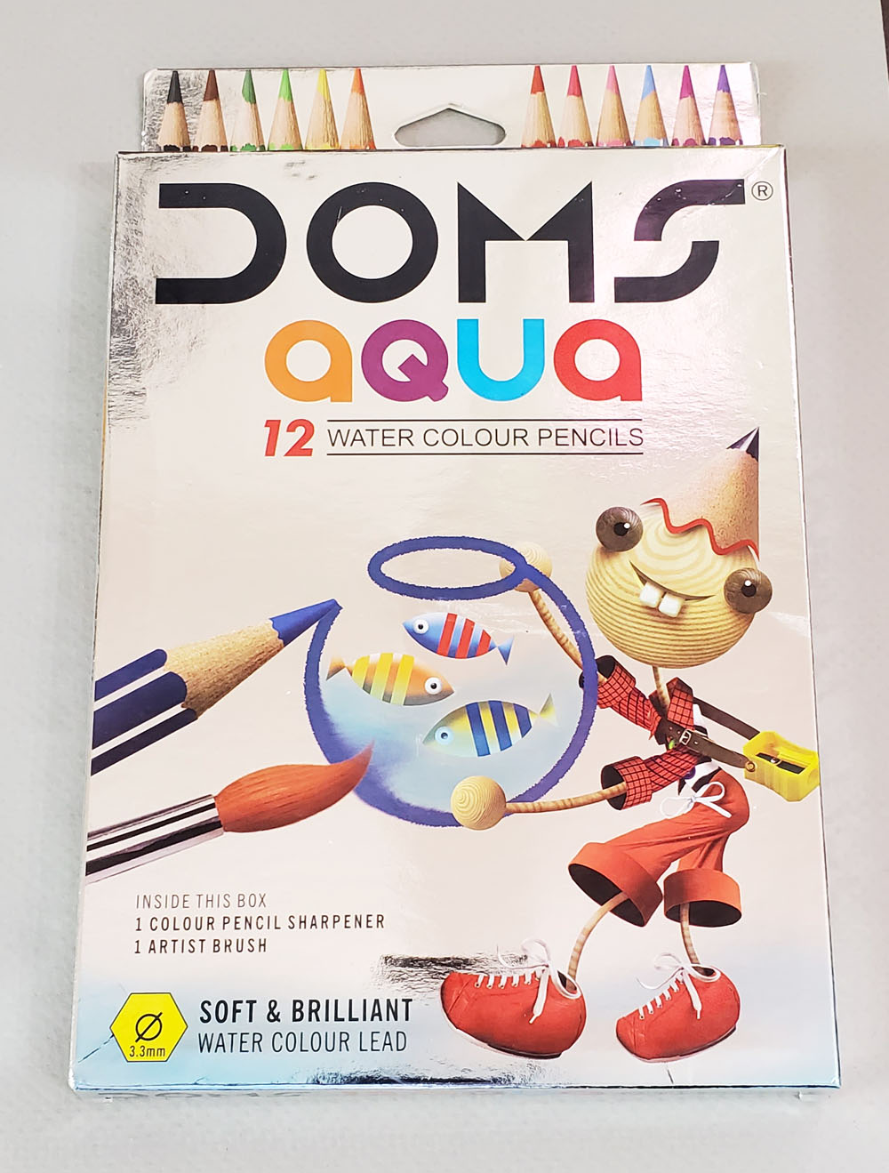 Fueled by Clouds & Coffee Review DOMS Aqua Watercolor Pencils