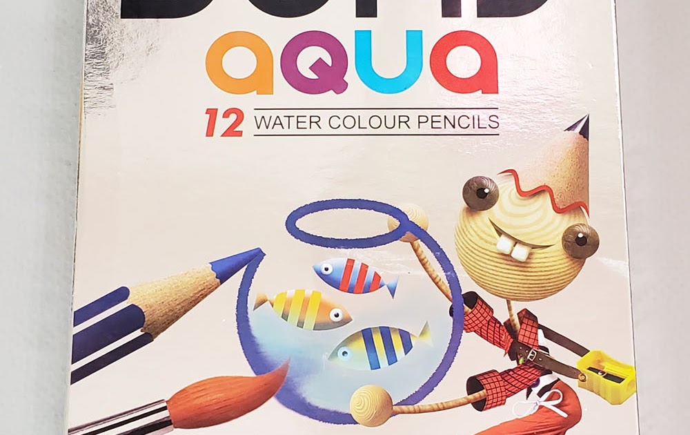 Fueled by Clouds & Coffee Review DOMS Aqua Watercolor Pencils