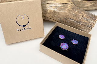 coffret bague et boucles d'oreilles polymère Stenna Bijoux