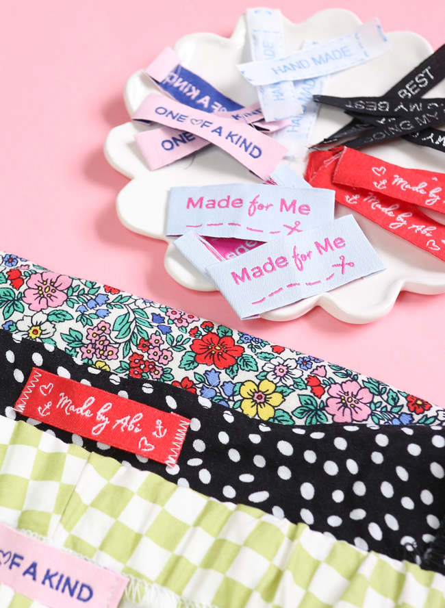 Design Your Own Cute & Colourful Woven Labels with Dortex Labels