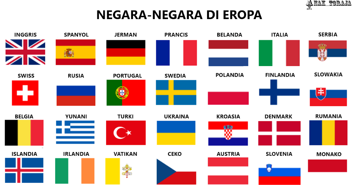 Daftar Negara Di Benua Eropa Dan Ibukotanya [LENGKAP] - Simentik