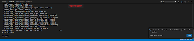 Step-by-Step Guide to create a new flutter project using Visual Studio
