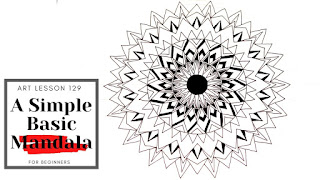 how to draw a basic mandala for beginners