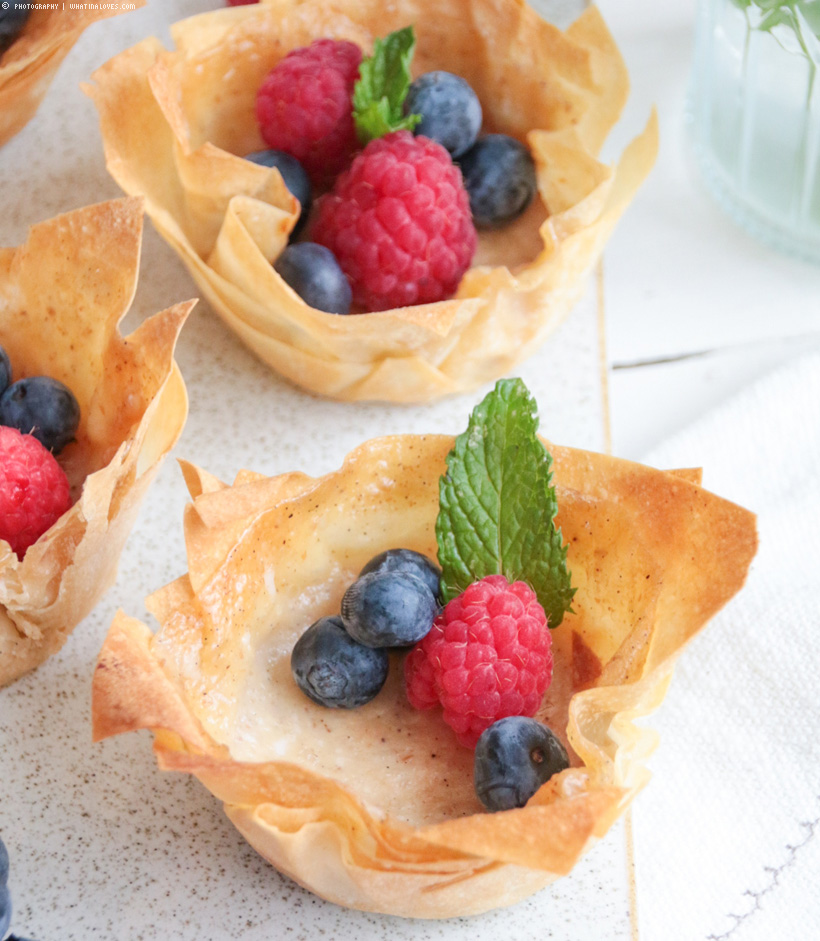 Filo-Beeren-Cups