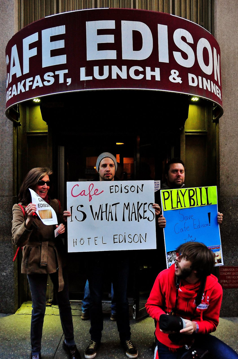 Jeremiah's Vanishing New York Lunch Mob for Cafe Edison