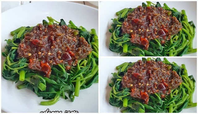 Resep Rujak Kangkung Khas Kuningan, Segernya Bikin