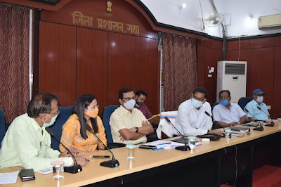 GayaDM Review: पितृपक्ष मेला एवं योजना की साप्ताहिक समीक्षा, PitripakshaMela2021, CoronaPeriod, DDC, CS, AnjNewsMedia