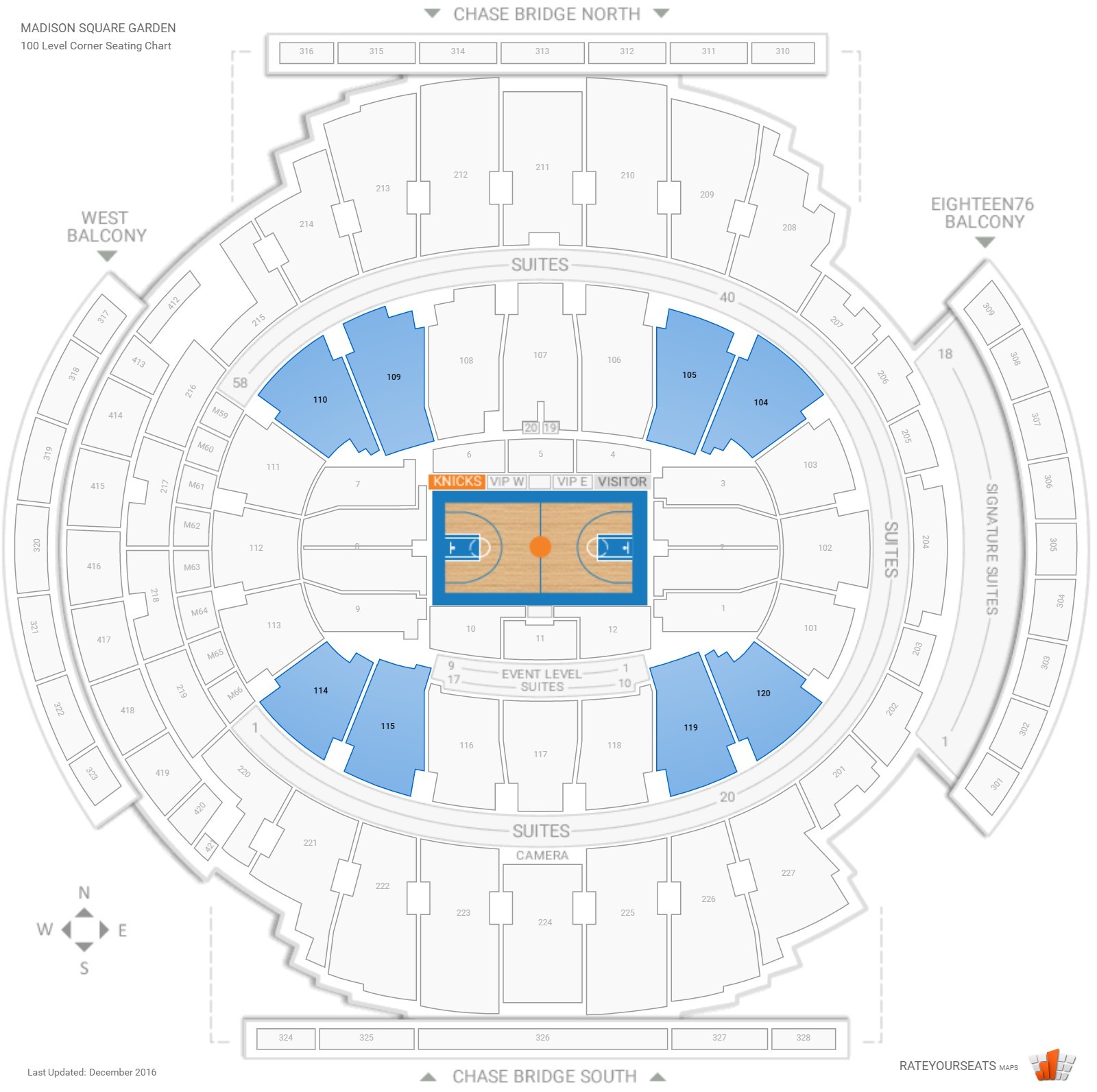 Awesome Madison Square Garden Seating Chart Basketball - Seating Chart