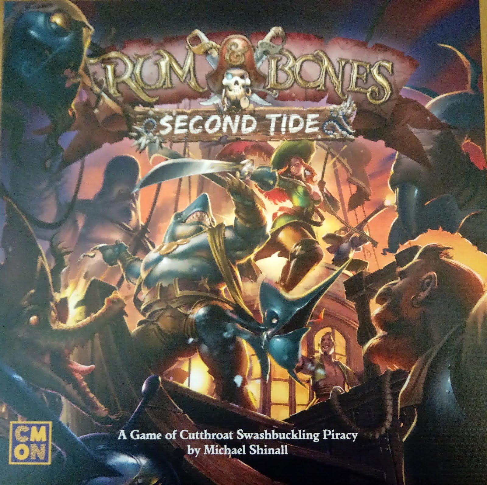 桌遊說 Rum & Bones 2nd Tide 魔海傳奇